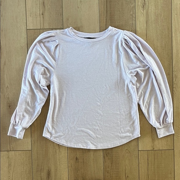 Banana Republic Tops - Banana Republic Luxespun Soft Lavender Crew Neck Sweater